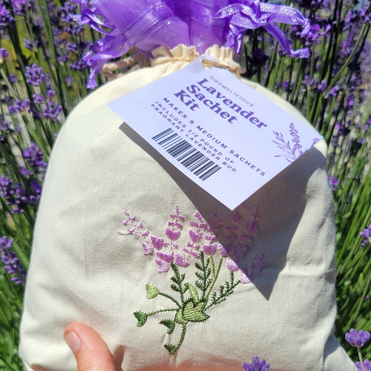 Lavender Sachet Kit - 1/2 lb Lavender Bud