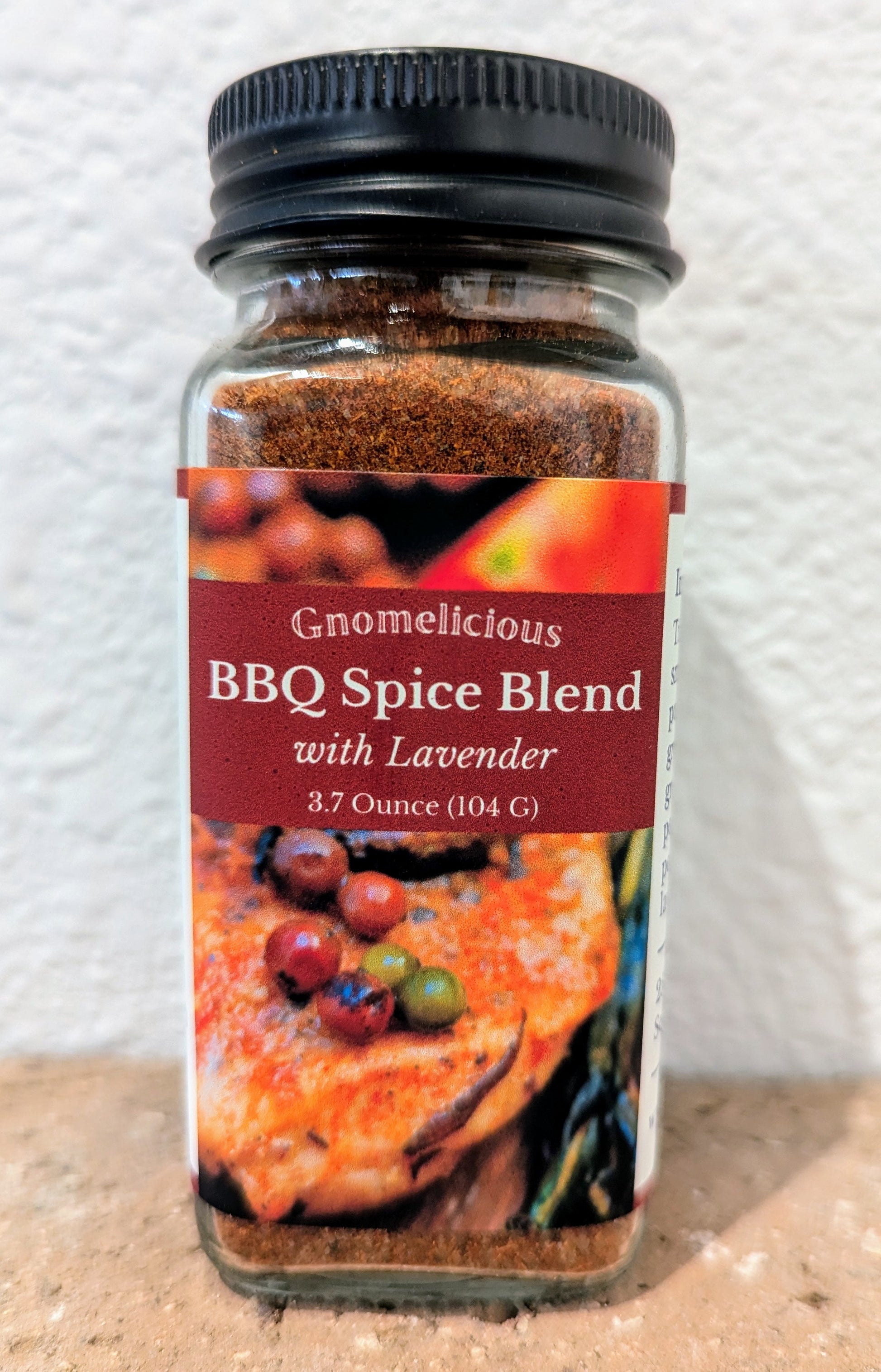 BBQ spice bottle